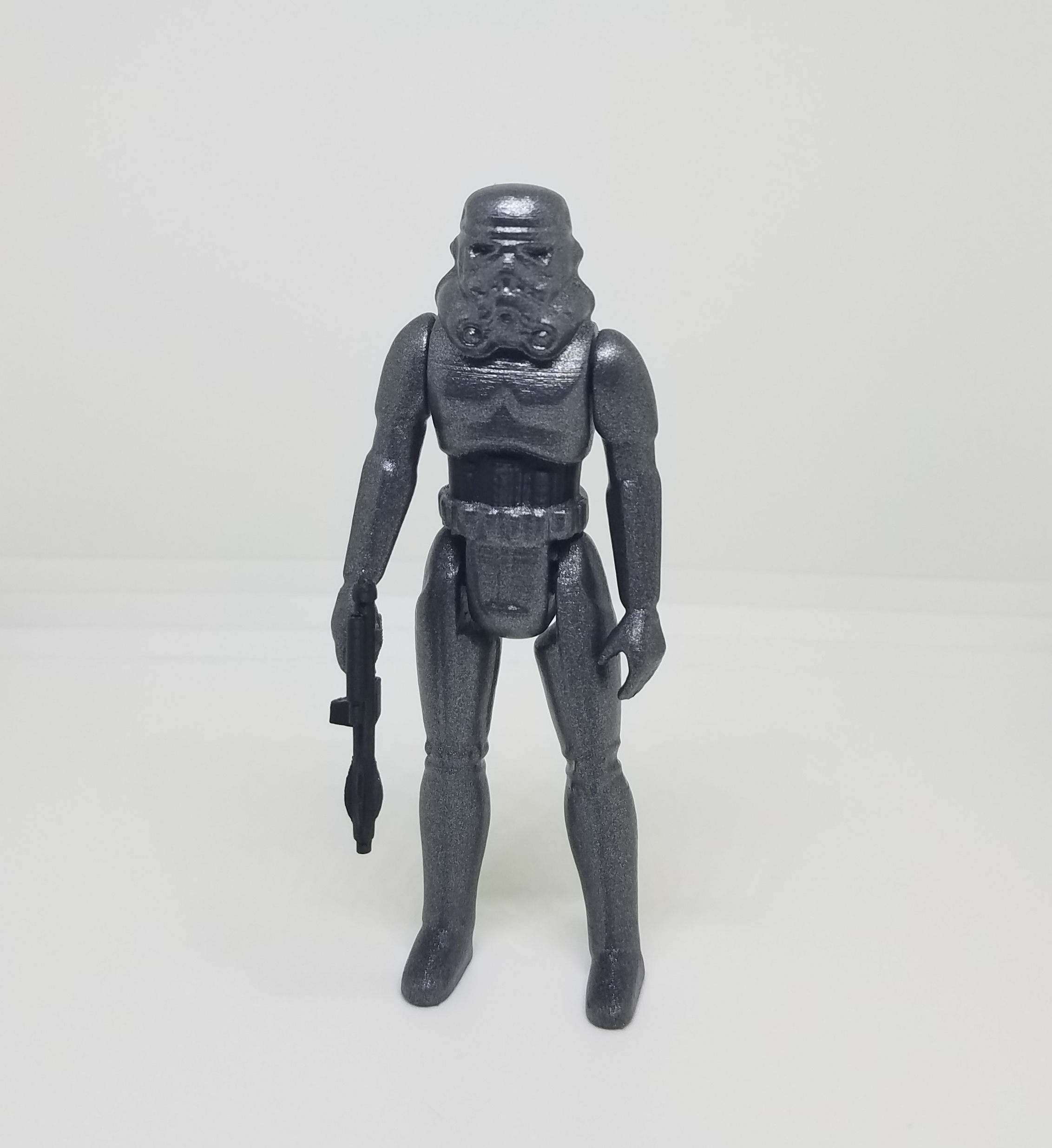 Star Wars .stl STORMTROOPER .3D action figure .OBJ Kenner style.