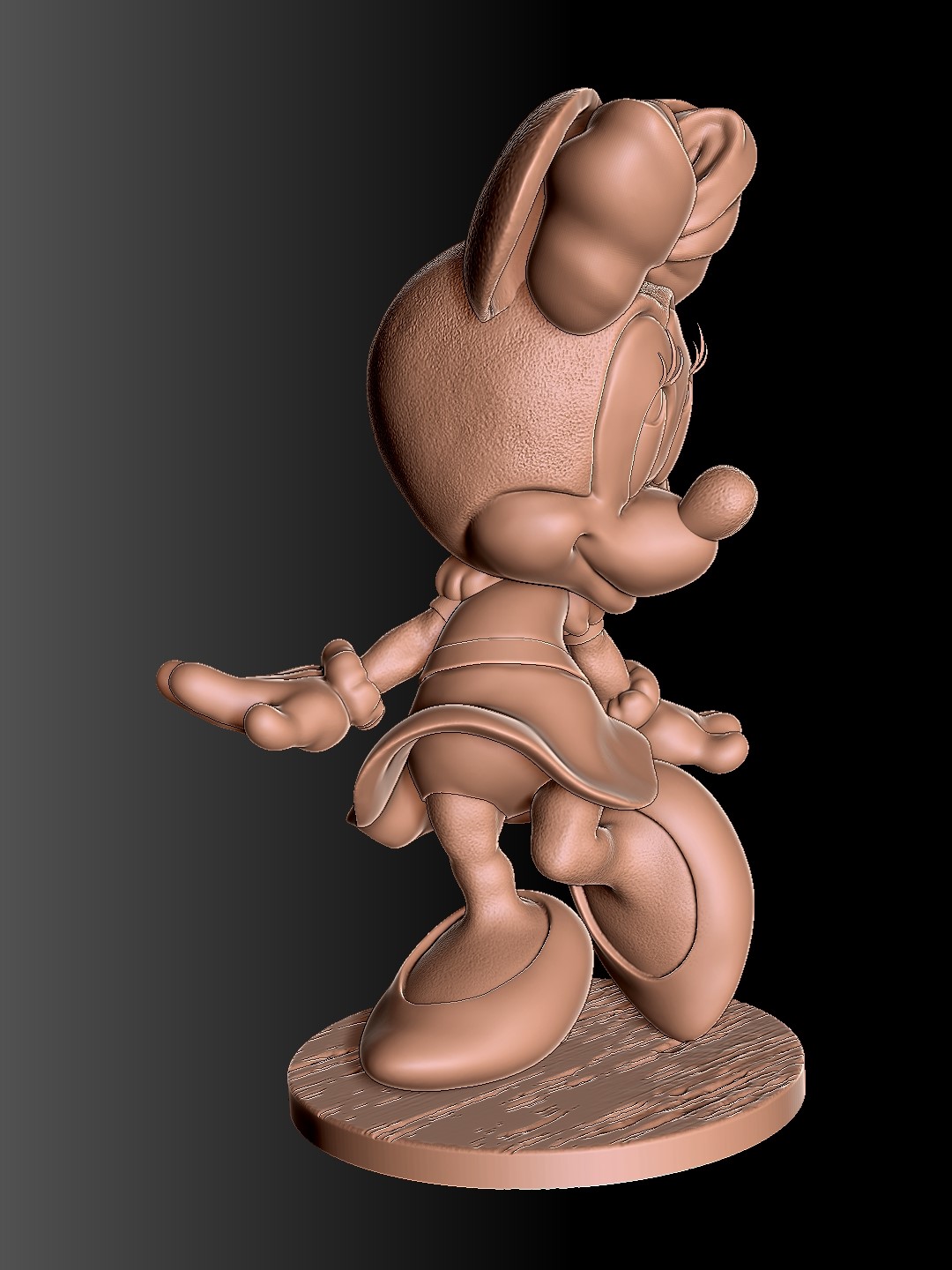 OBJ file Minnie Mouse for 3d Print STL 🐁 ・3D print object to download・Cults