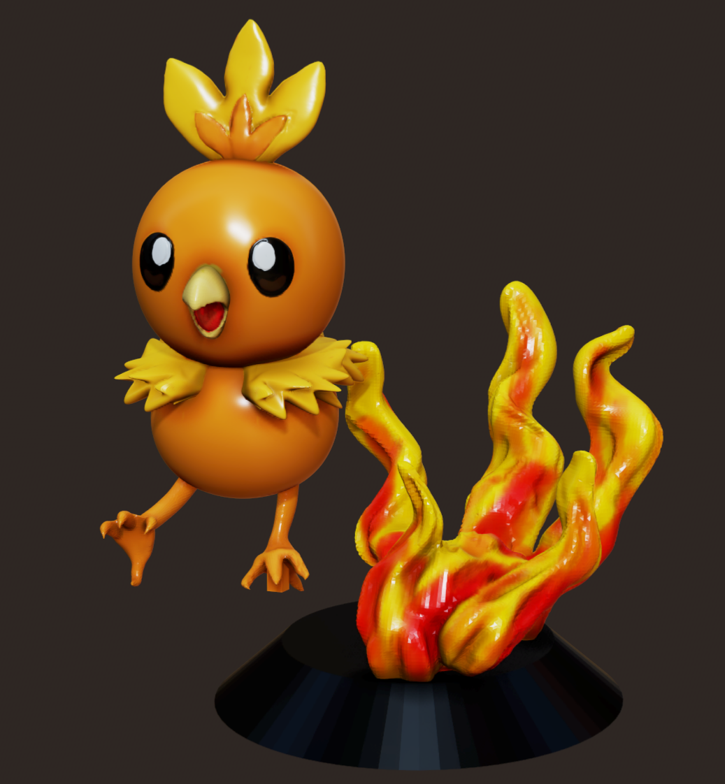 Torchic Rumble OBJ file Torchic 🐉・3D print design to download・Cults