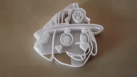 🐾 Paw Patrol MARSHALL cookie cutter・Fichier STL pour ・Cults