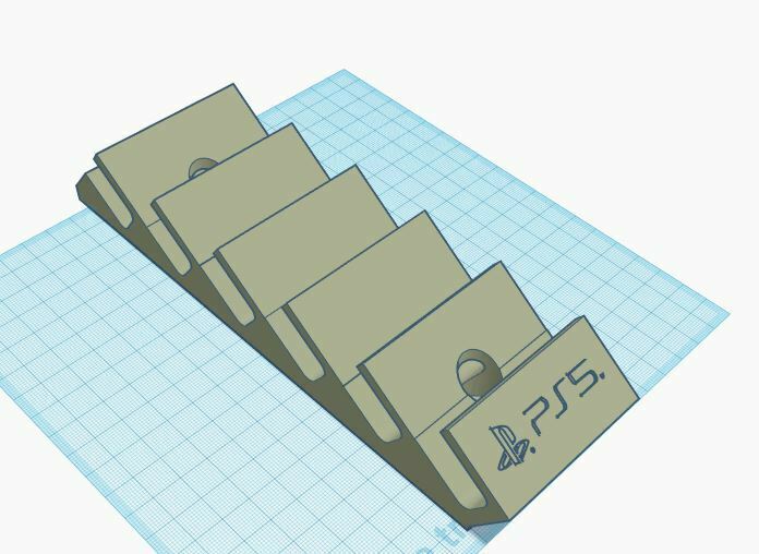 STL file PS5 game wall display 🎮 ・Model to download and 3D print・Cults