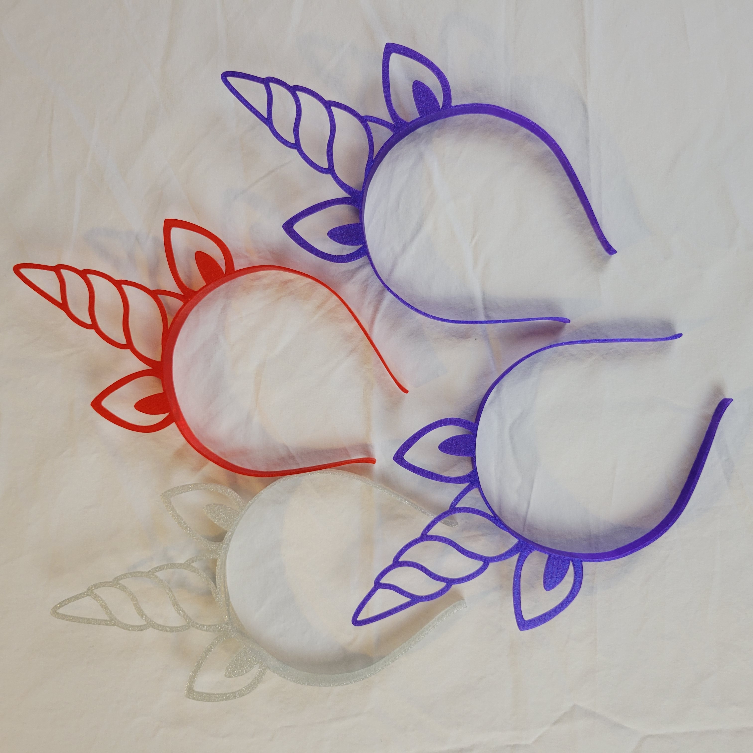 🦄 Unicorn Headband Remix・Free STL File for 3D printing・Cults