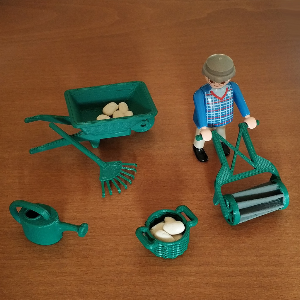 Personnage Playmobil Jardinier - Occasion - Pour Compléter Ton Univers Playmobil