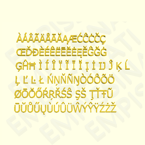 STL file TAHOMA - 3D LETTERS, NUMBERS AND SYMBOLS 🔢 ・3D printing model ...