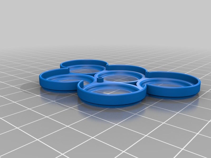 FINGERINSPIRE Paquete de 8 bandejas de movimiento de base circular de 0.98 pulgadas (0.984 in) de madera, anillo de 5 agujeros, bandeja de formación de rangos, bandeja de clasificación de 5