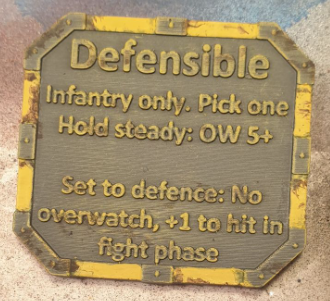 3D file Terrain Tokens for 40k 9th ed ⚔ ・3D printable model to download ...