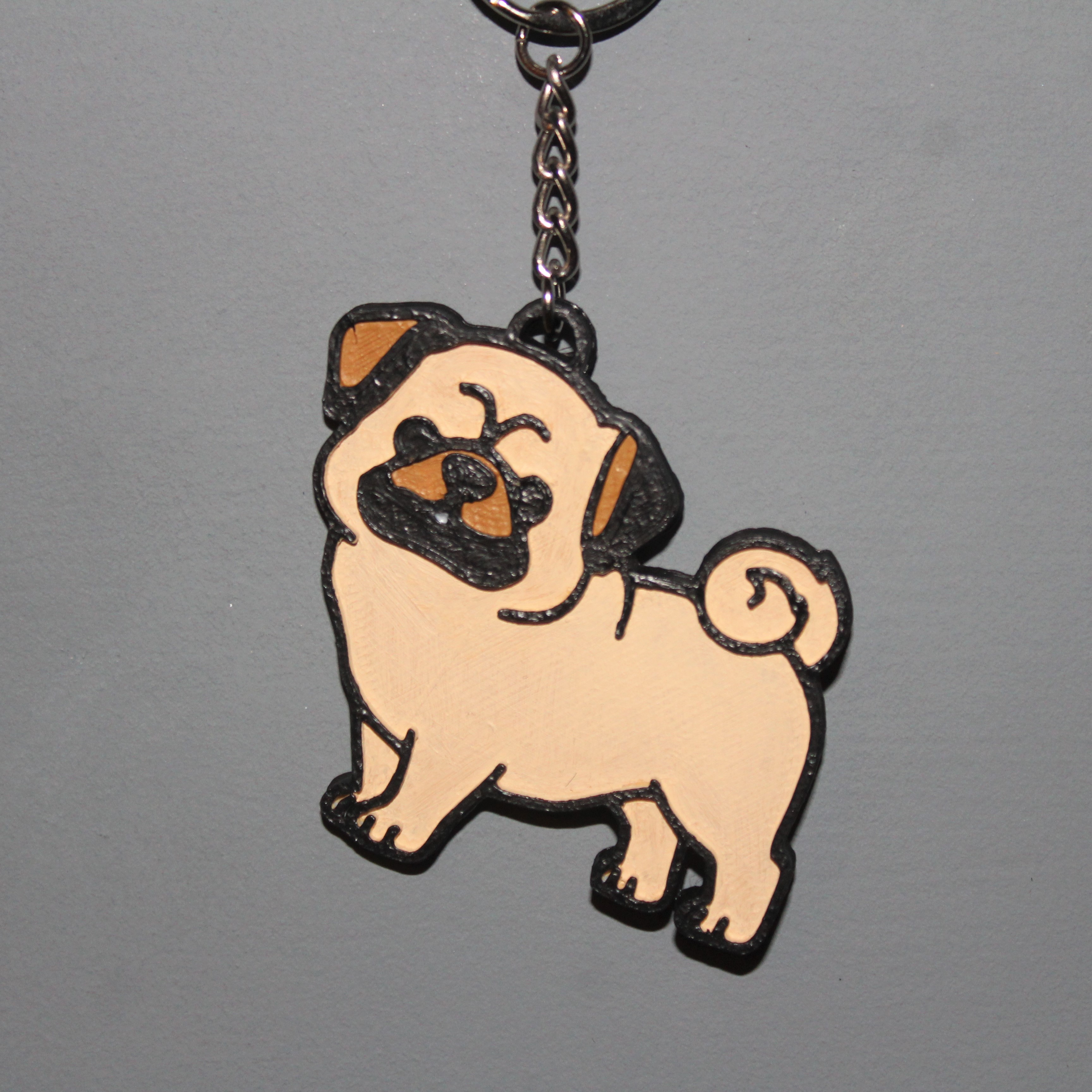 STL file 5 Keychain Dog 🗝️ ・3D printer model to download・Cults