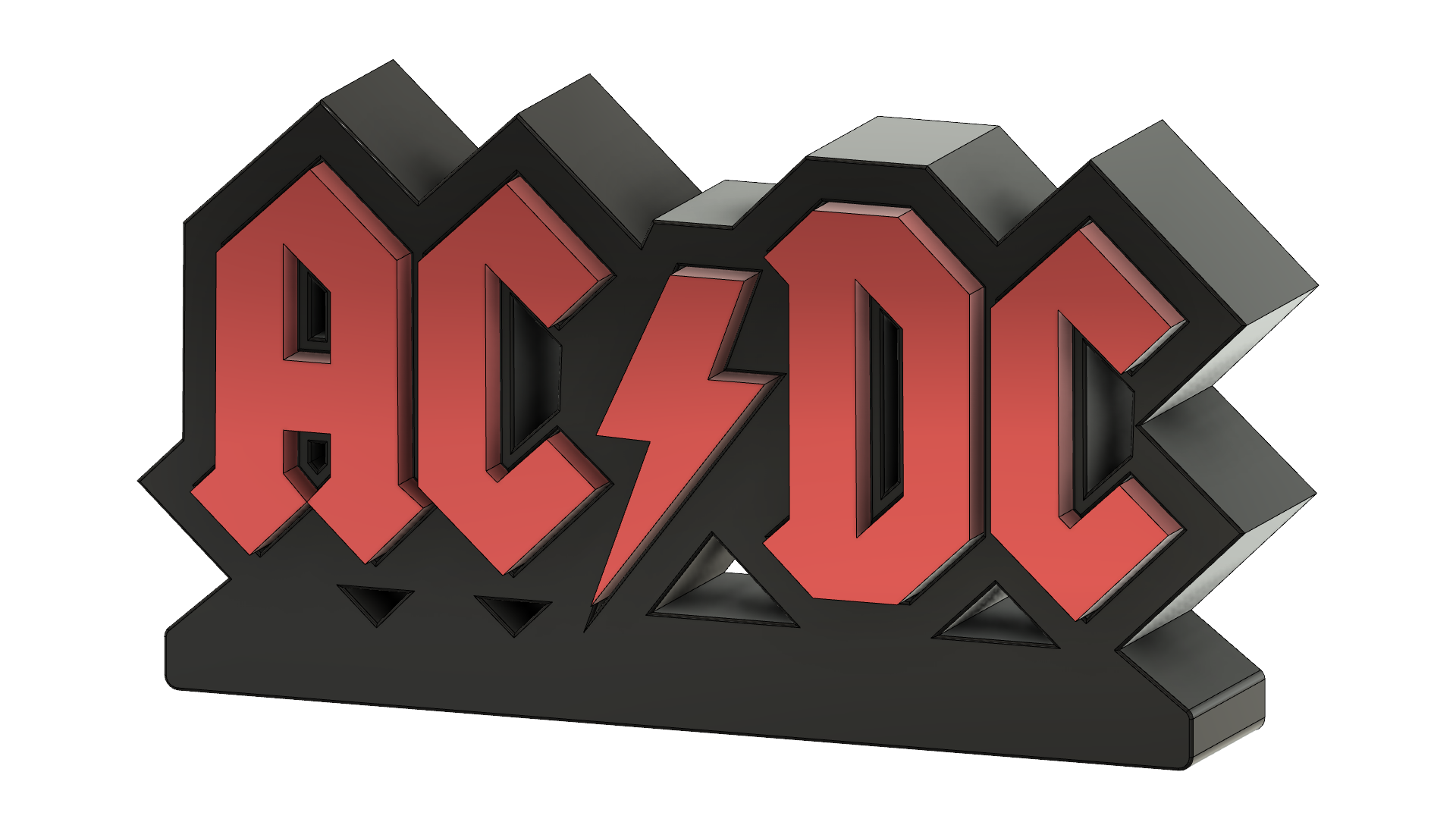 Fichier STL Stand ACDC 🆒 ・Objet pour imprimante 3D à télécharger・Cults