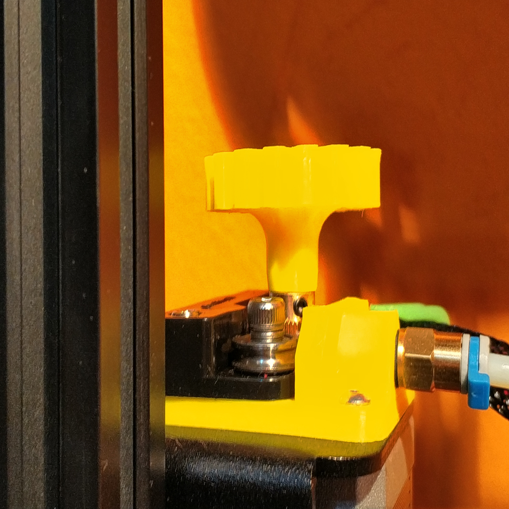 🔧 Extruder Knob v1 for 5mm motor shaft・Free STL File for ・Cults