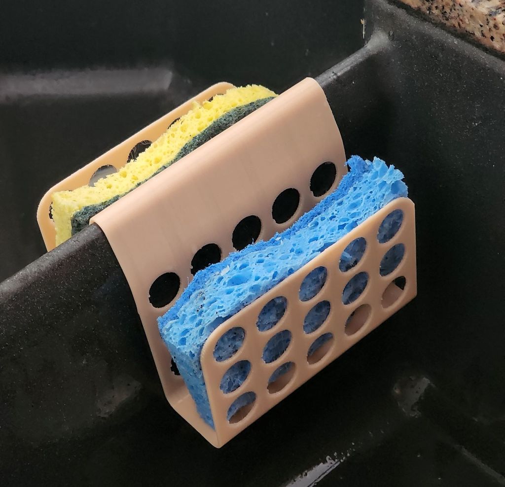 🔪 Kitchen Sponge Holder・Free 3D File for ・Cults