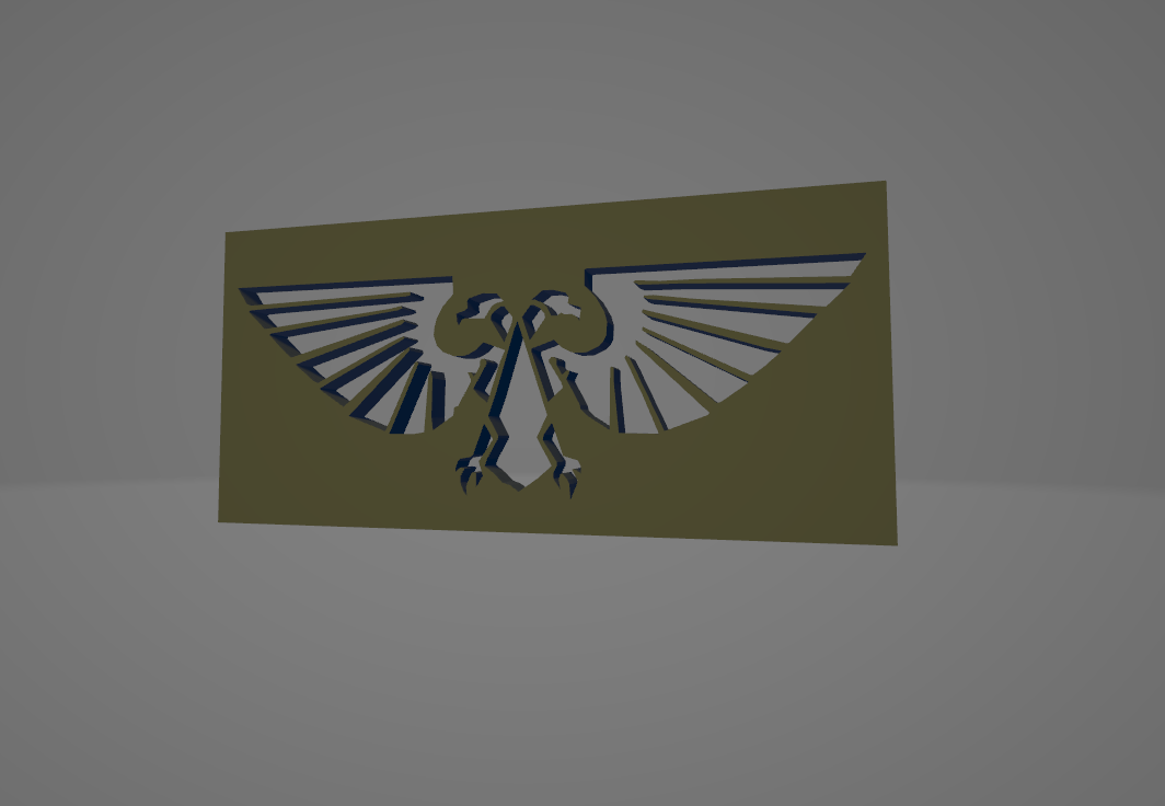 ⚔ Warhammer 40K Aquila Stencil for Painting &amp; Airbrush・ STL File for ・Cults