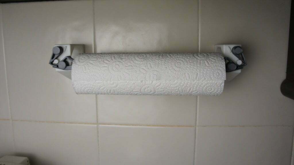 Free STL file Quick Reload Toilet Paper Holder Less material 🔄