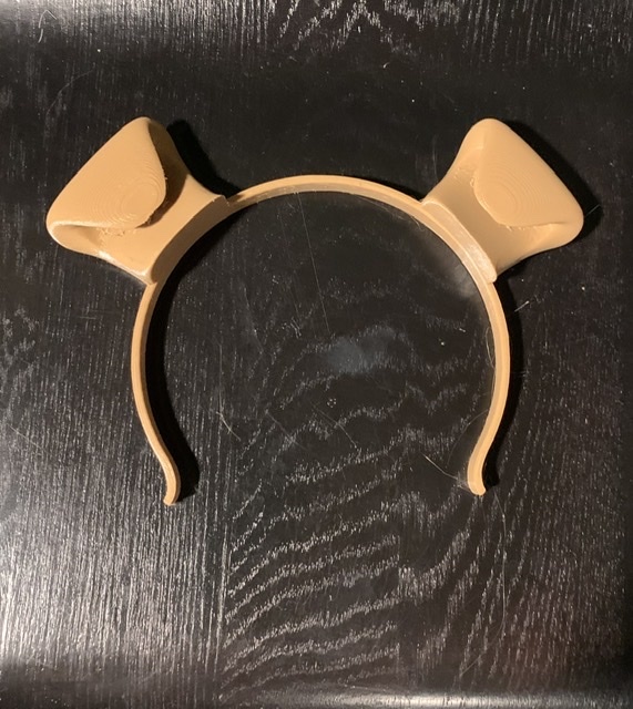 Pups in love 3-D Headband Ears-Handcrafted German Shepherd Puppy Ears Headband: Faux Fur Cosplay With  main image 2
