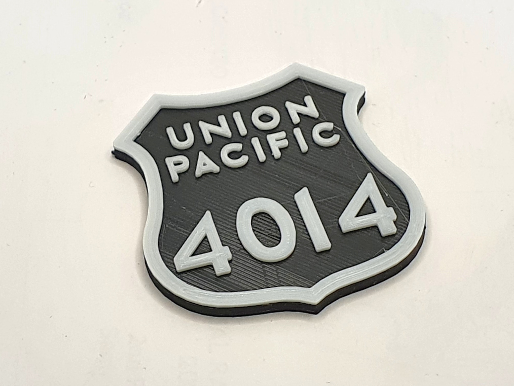 🚂 BigBoy 4014 locomotive number plate・ STL File for ・Cults