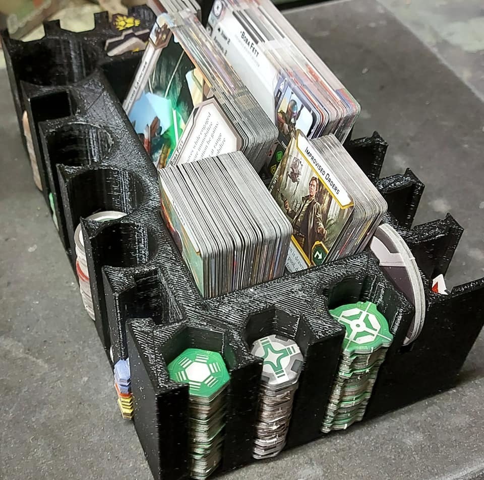 ⭐ STAR WARS LEGION TOKEN/ CARD HOLDER・Free 3MF File for ・Cults