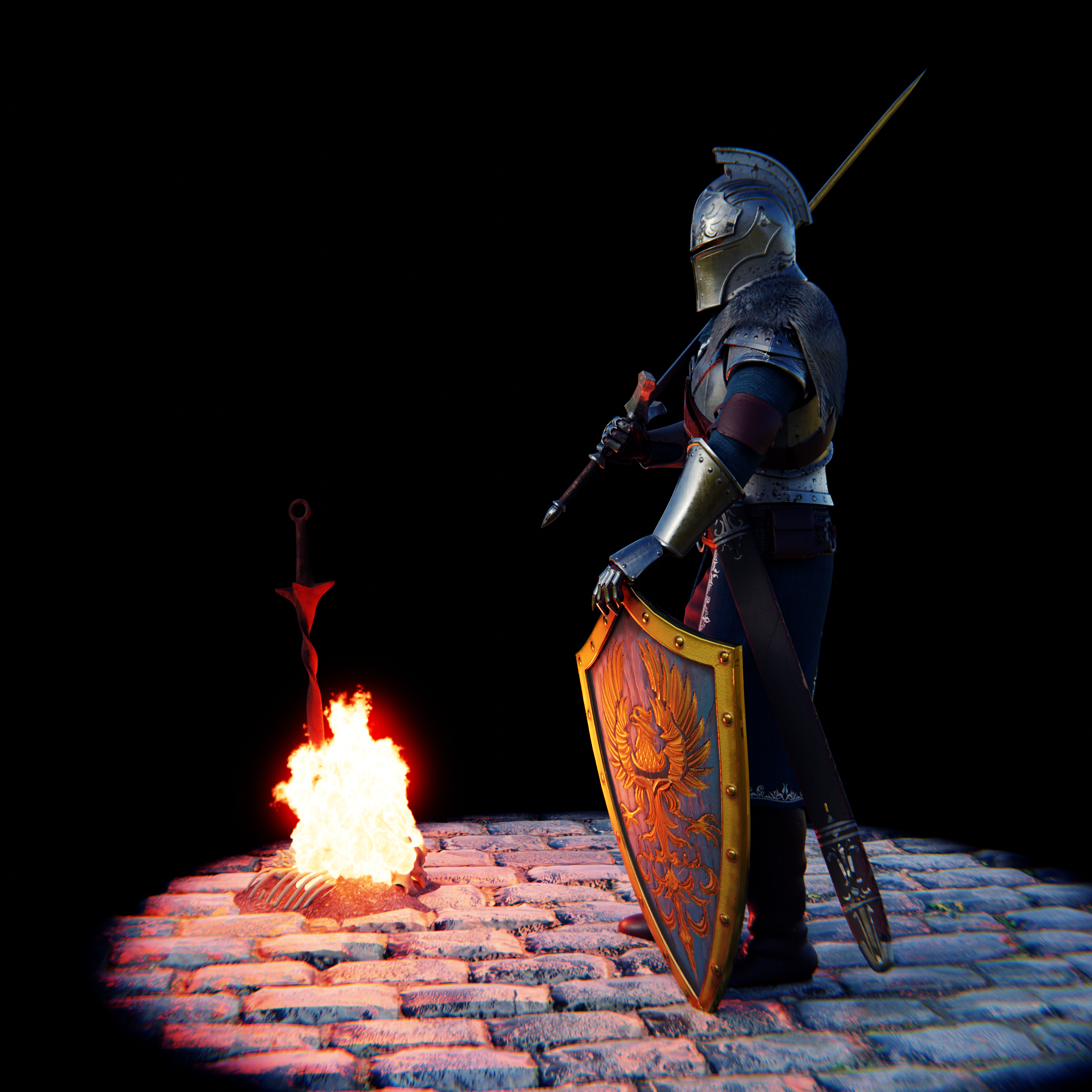 🗡️ Faraam Knight armor from Dark Souls・ 3D File for ・Cults