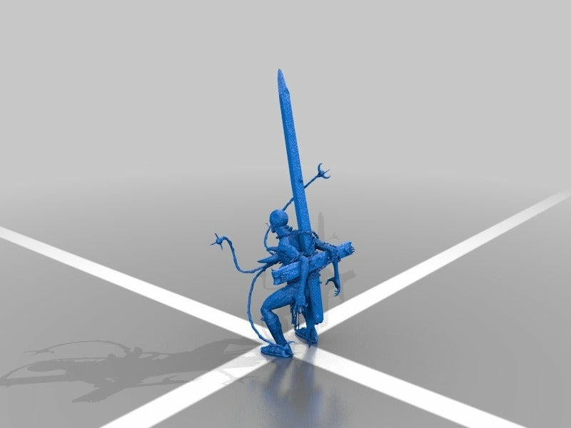 Free STL file Crucified Demon 🎲 ・Design to download and 3D print・Cults