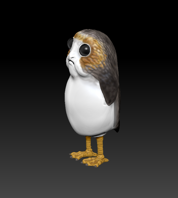 Porg・Free OBJ File for ・Cults