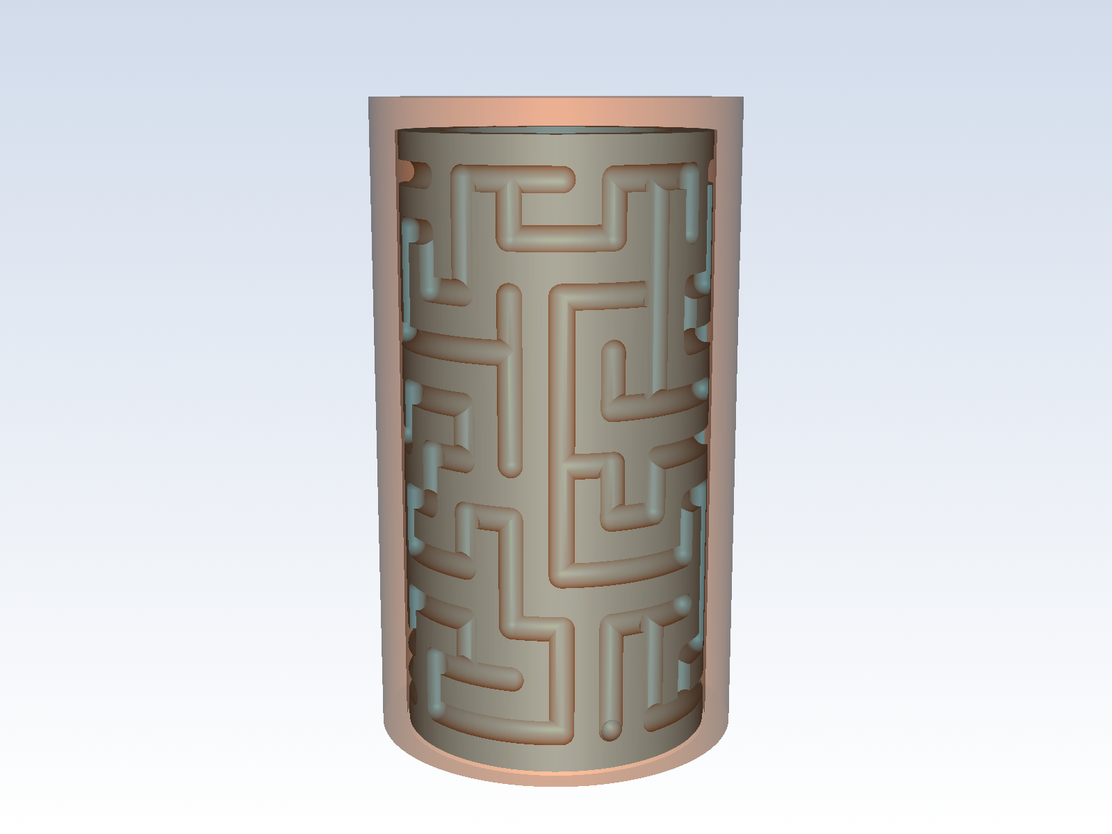 Maze R Game Box 🧩 Maze Puzzle Gift Box #7 - Hard, 54 mm・Free 3D File for 3D printing・Cults