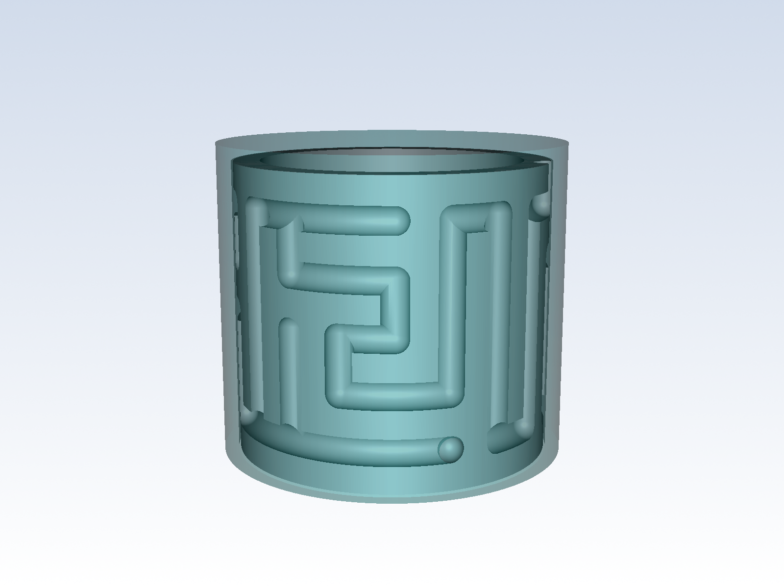 Maze R Game Box 🧩 Maze Puzzle Gift Box #18 - Hard, 75 mm・Free 3D File for 3D printing・Cults