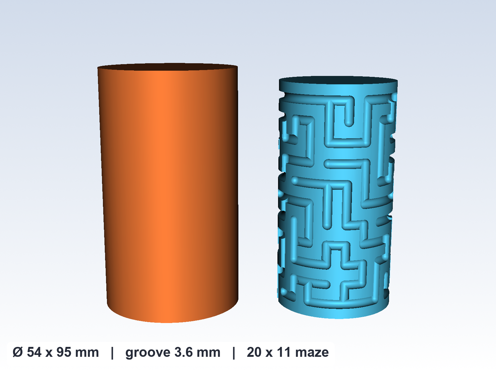Maze R Game Box 🧩 Maze Puzzle Gift Box #7 - Hard, 54 mm・Free 3D File for 3D printing・Cults