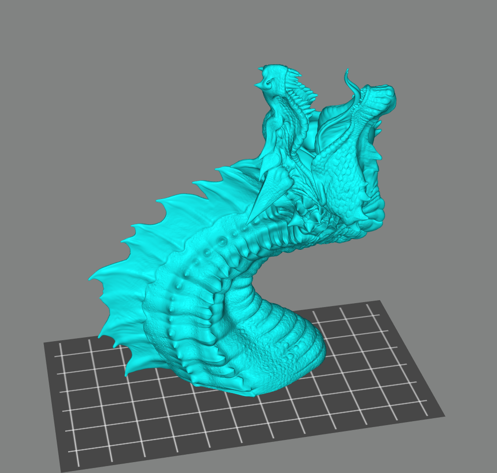 🐉 Dragon Bust・Free STL File for 3D printing・Cults