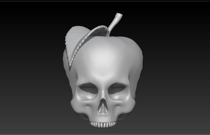 Apple - SKULL様 Skull Apple by akubaisi - Thingiverse