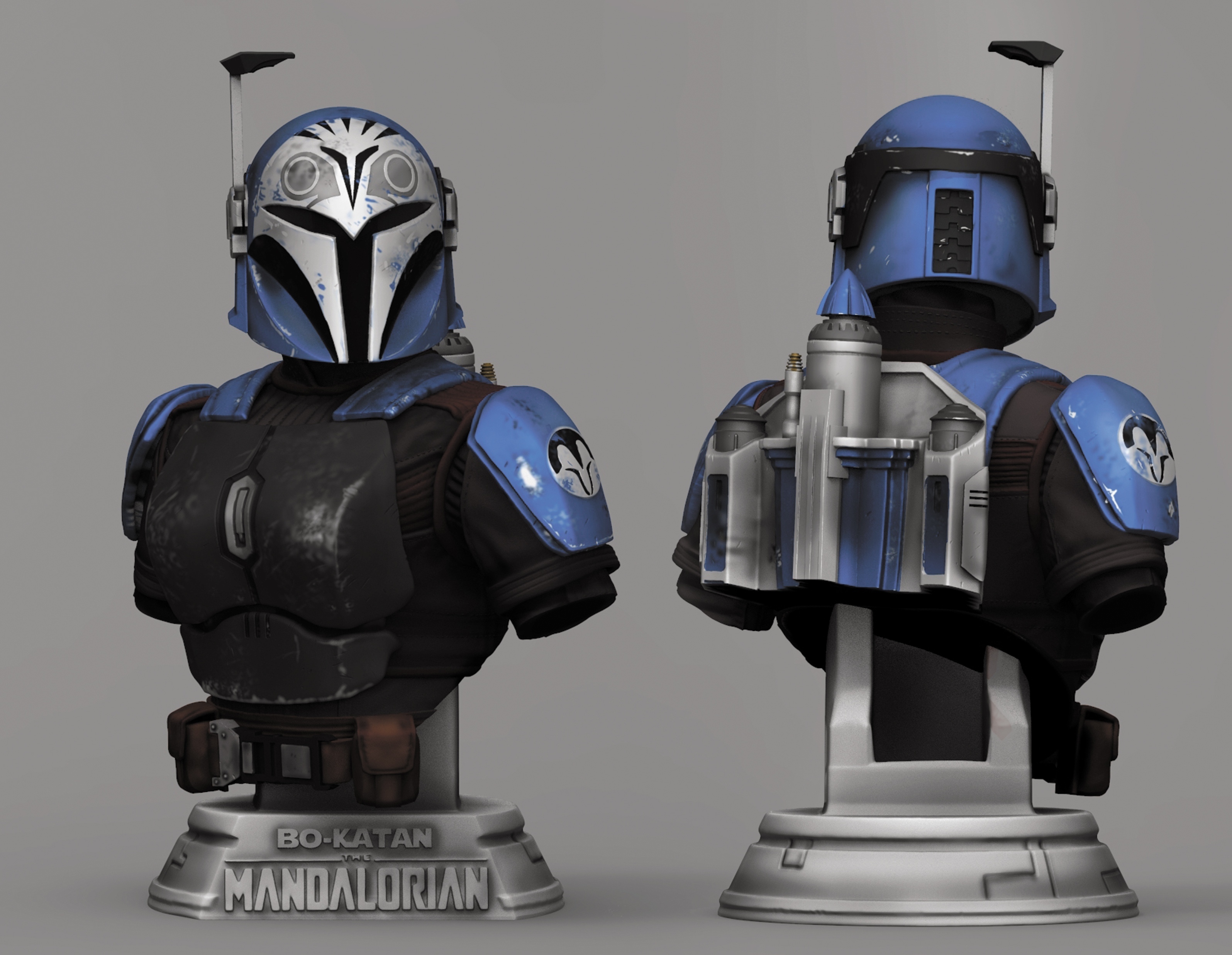👤 bo-katan the mandalorian bust・ STL File for ・Cults