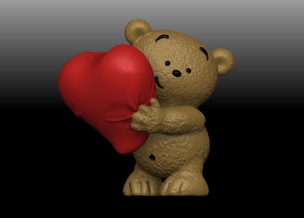 Teddy Bear Holding Heart Un Oso Con Un Corazon Bear Heart