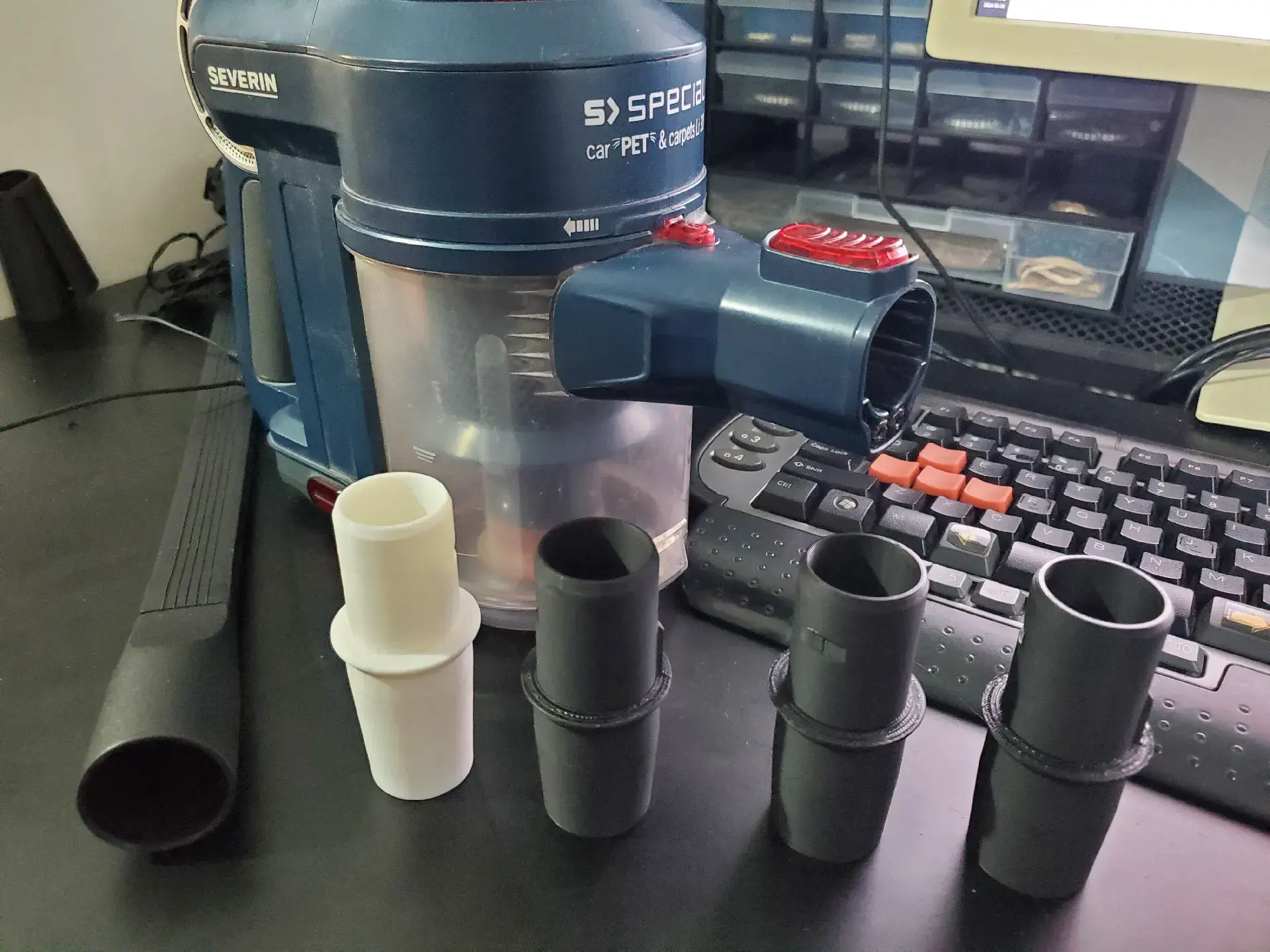 Free 3D file SEVERIN 71 series vacuum 35mm accessory adapter 🏠 ・Model