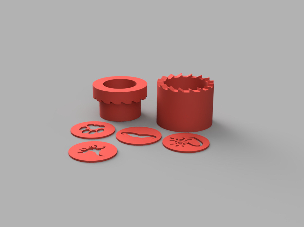 Stencil Engine Example Free STL file Coffee Stencil Engine ☕ ・3D printer design to download・Cults