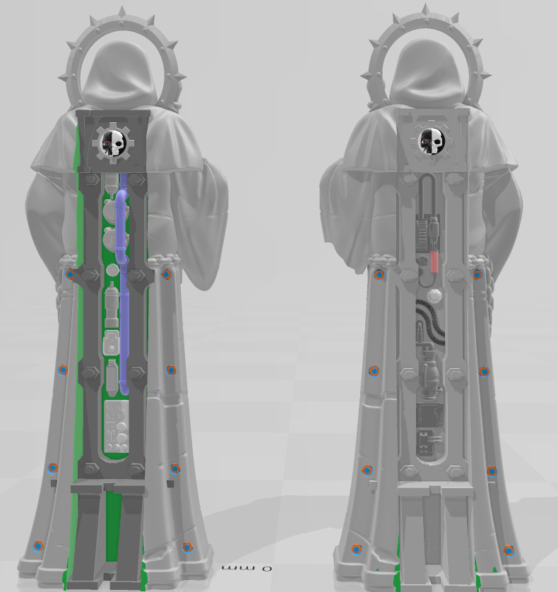 🎲 Basilicanum statues - WH40k・Free STL File for ・Cults