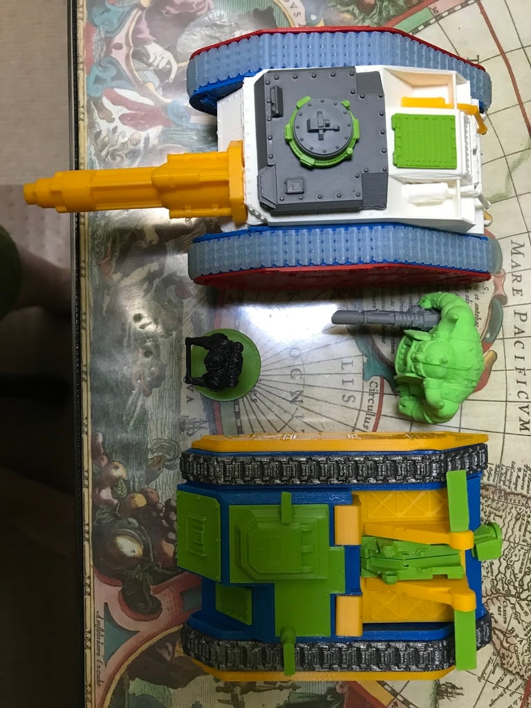 3D printable Destroyer Tank Hunter / Thunderer like vehicle conversion ...