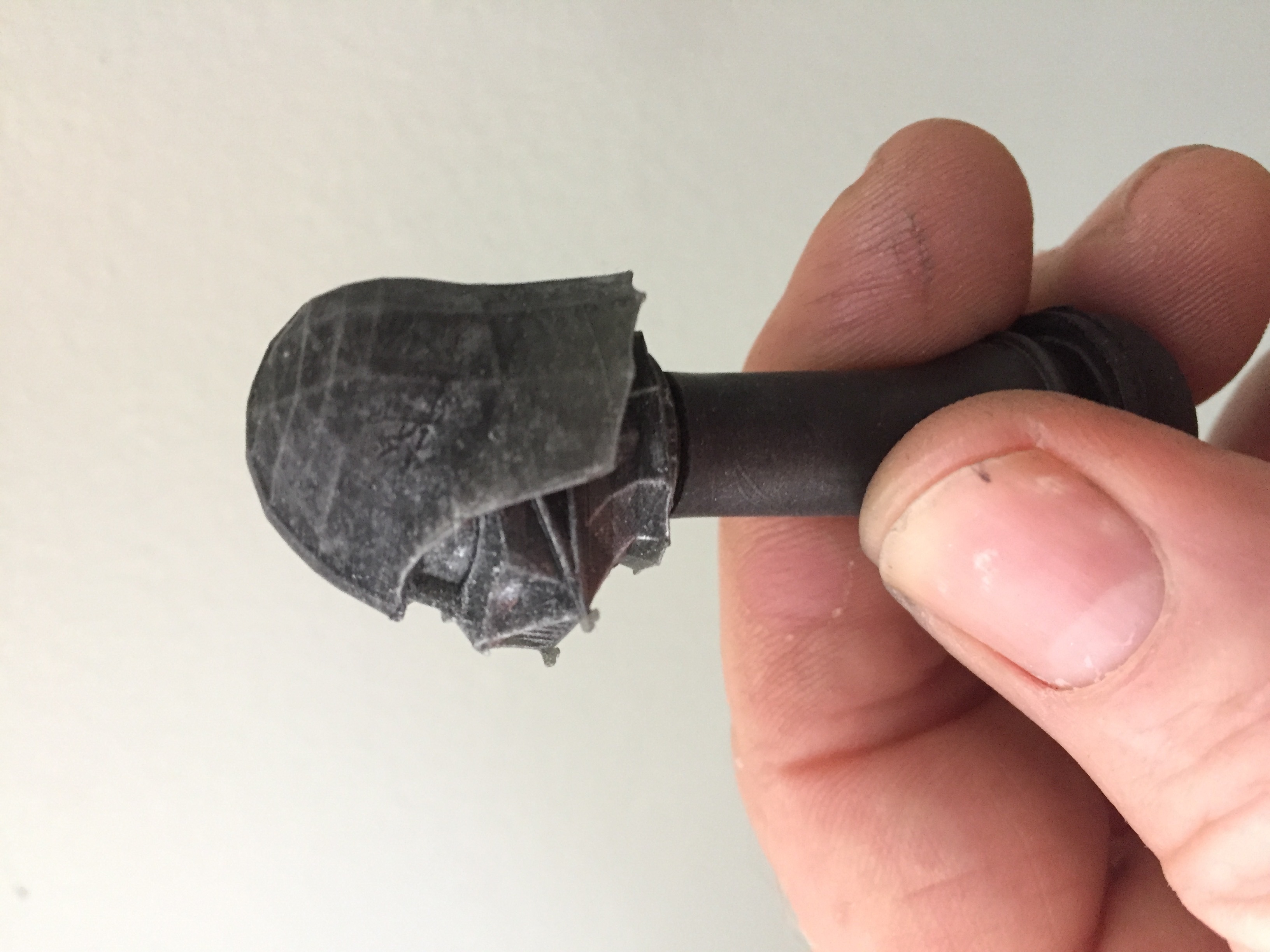 STL file Lord Vader Tire Valve Stem Caps, Star Wars, Darth Vader, car