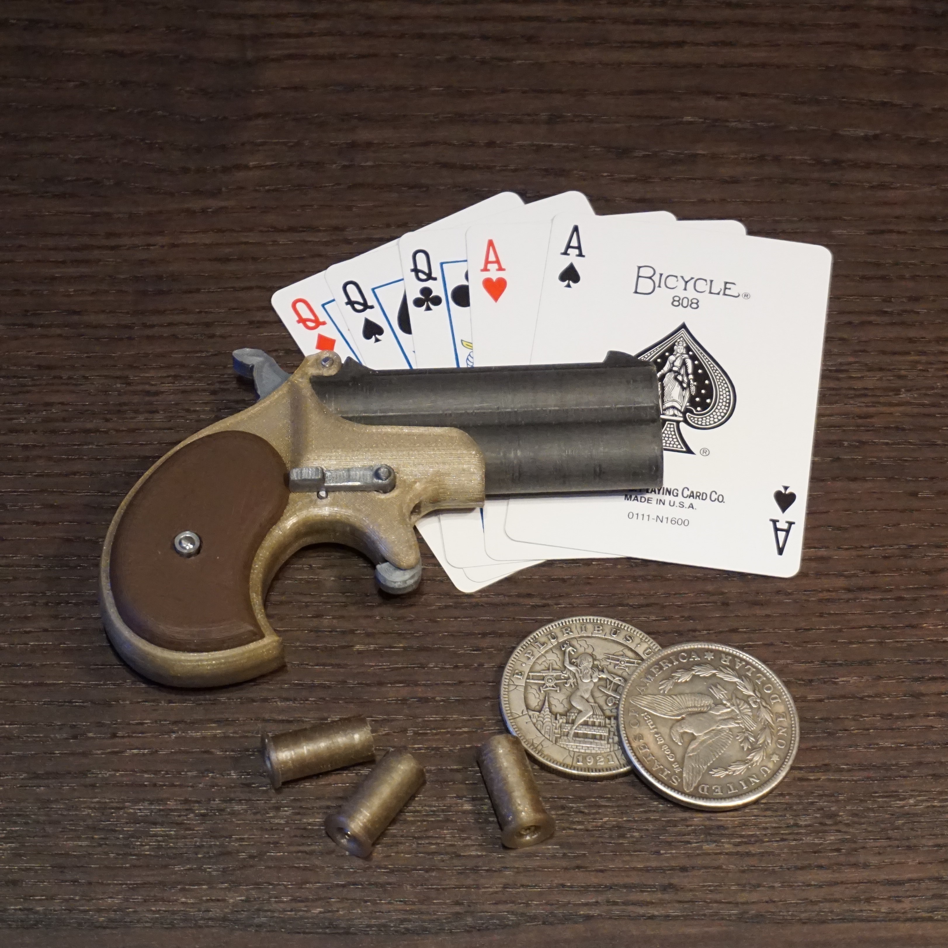 3D file Remington Derringer for cap gun ammo 🧢 ・3D printer design to