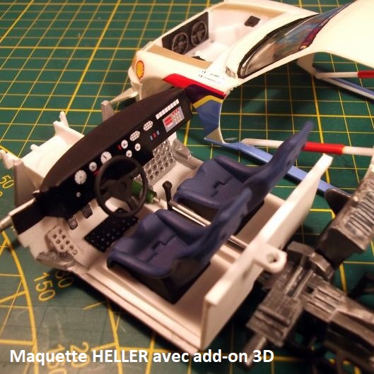 エレール 1/24 プジョー 205ターボ 16 Heller Model kit STARTER