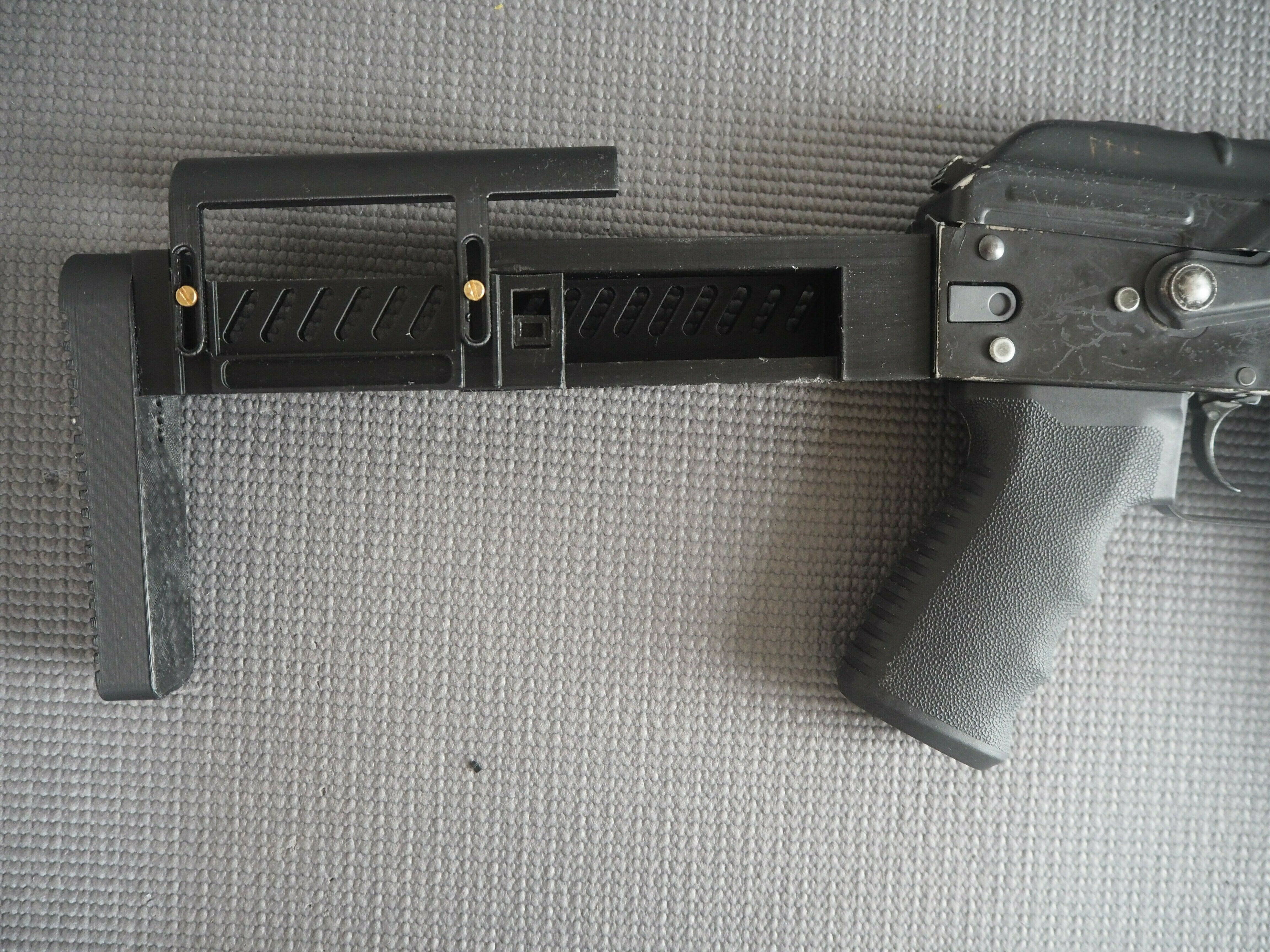 🔫 airsoft ak foldable stock (cyma 040 , ak 74 , VFC