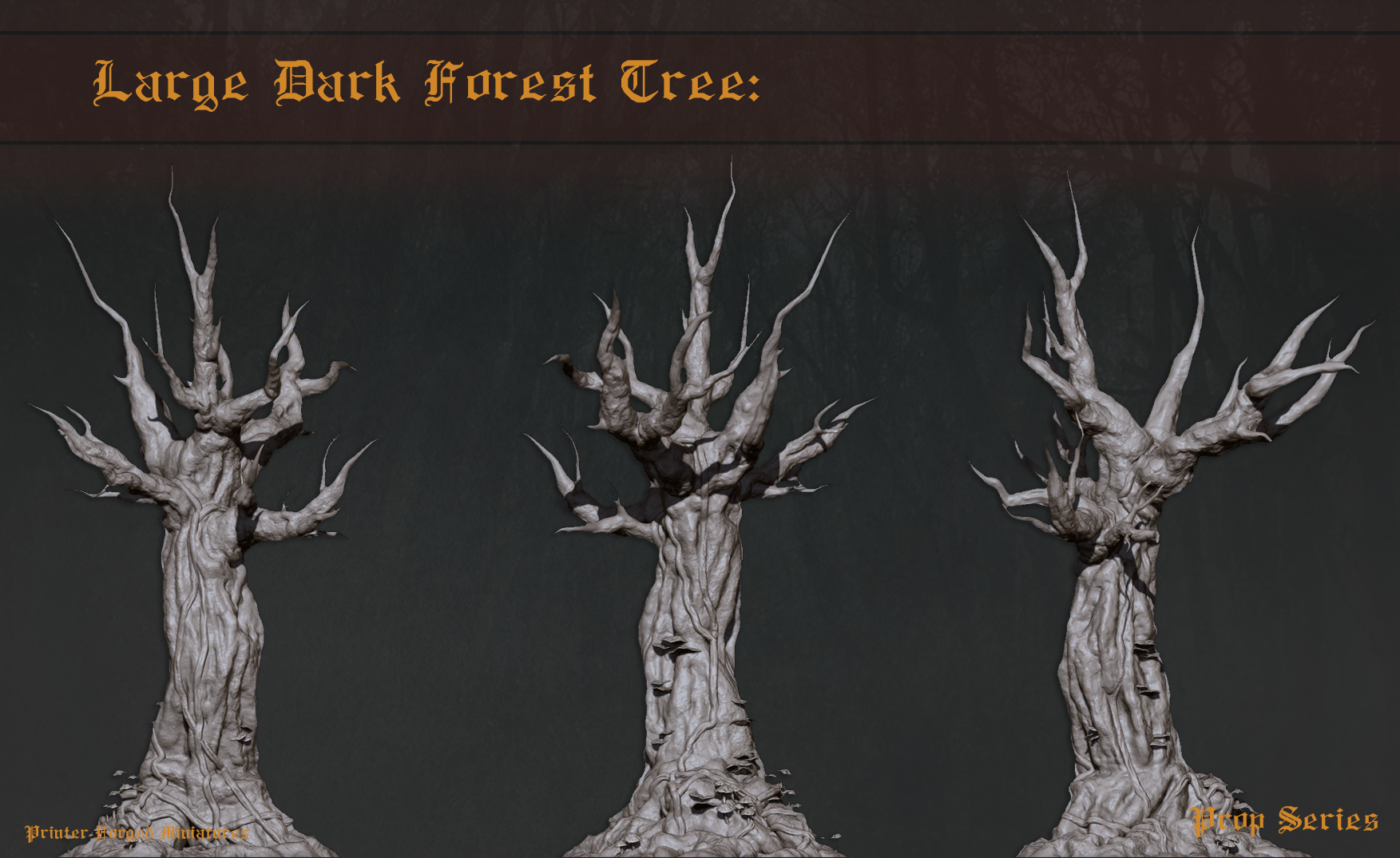 DarkForestTree_Large_Thumbnail.png Forrest Terrain Pack: Дерево темного леса