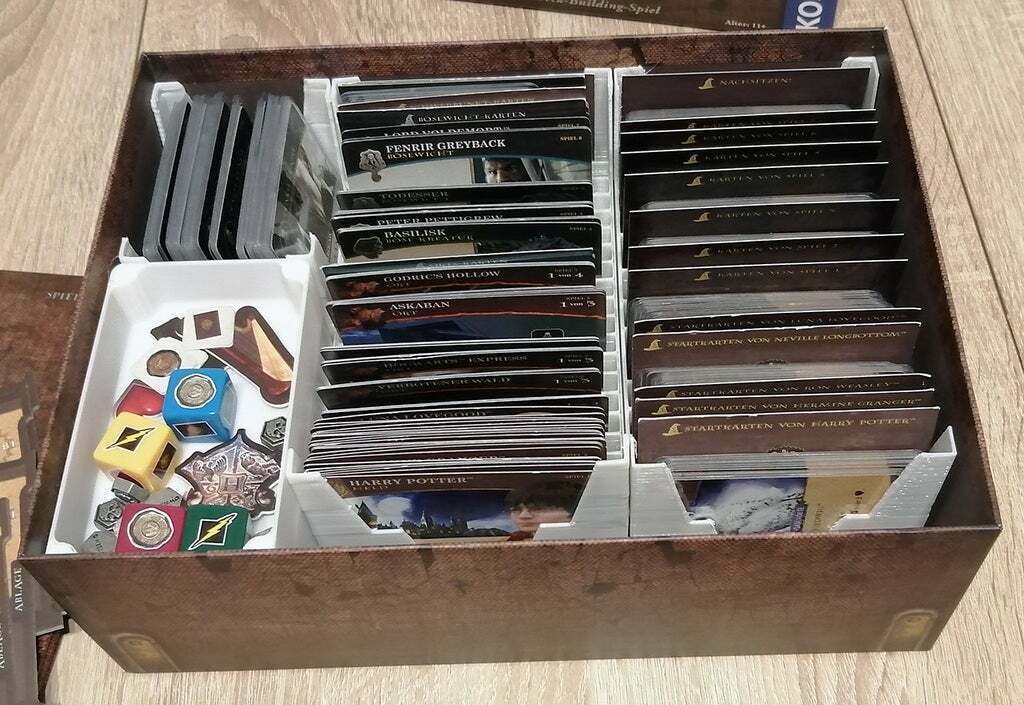 🃏 Harry Potter - Hogwarts Battle Insert (for laminated/sleeved cards ...