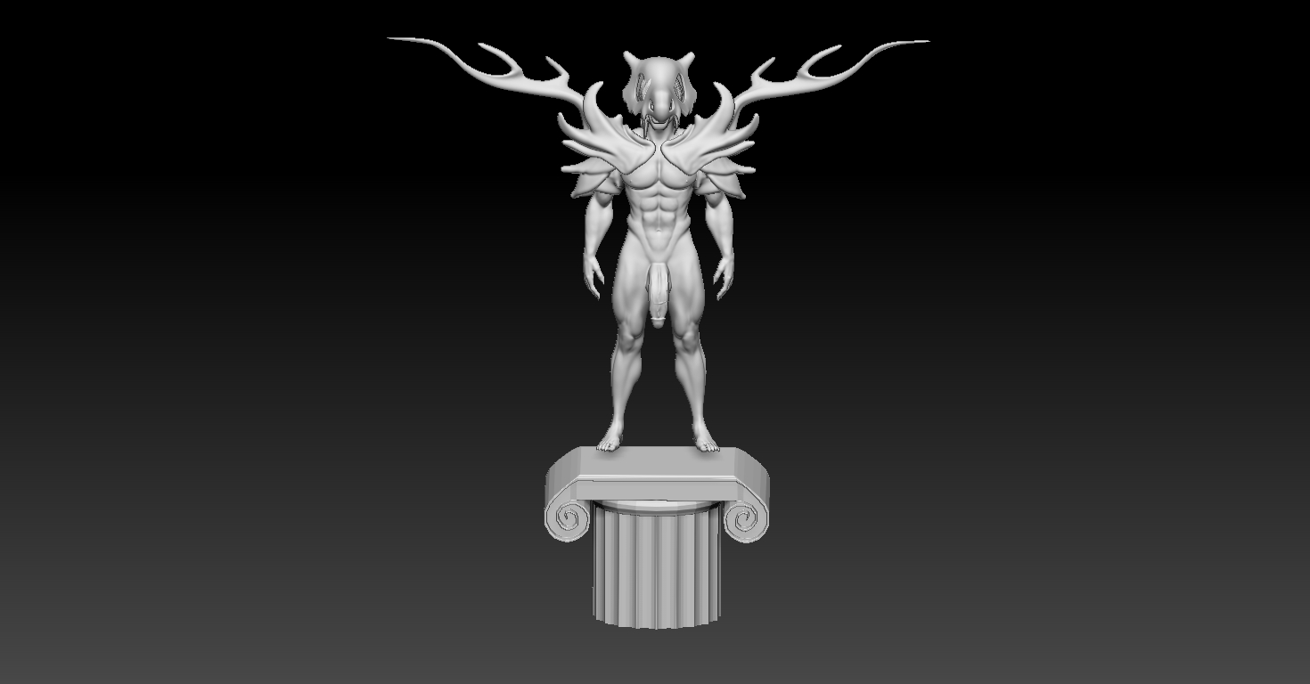 😈 devil , demon , demon , demon , nude . naked devil. 092・ STL File for