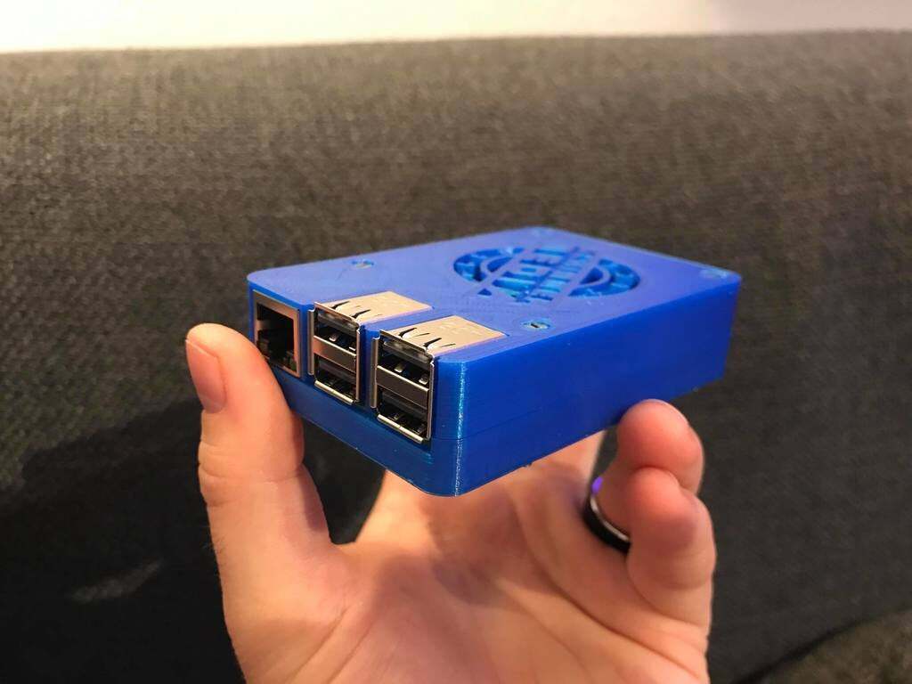 Shimer Raspberry Pi Archivo STL gratis Carcasa Raspberry Pi 3 (estilo shimmer media) 🧞♂️ ...