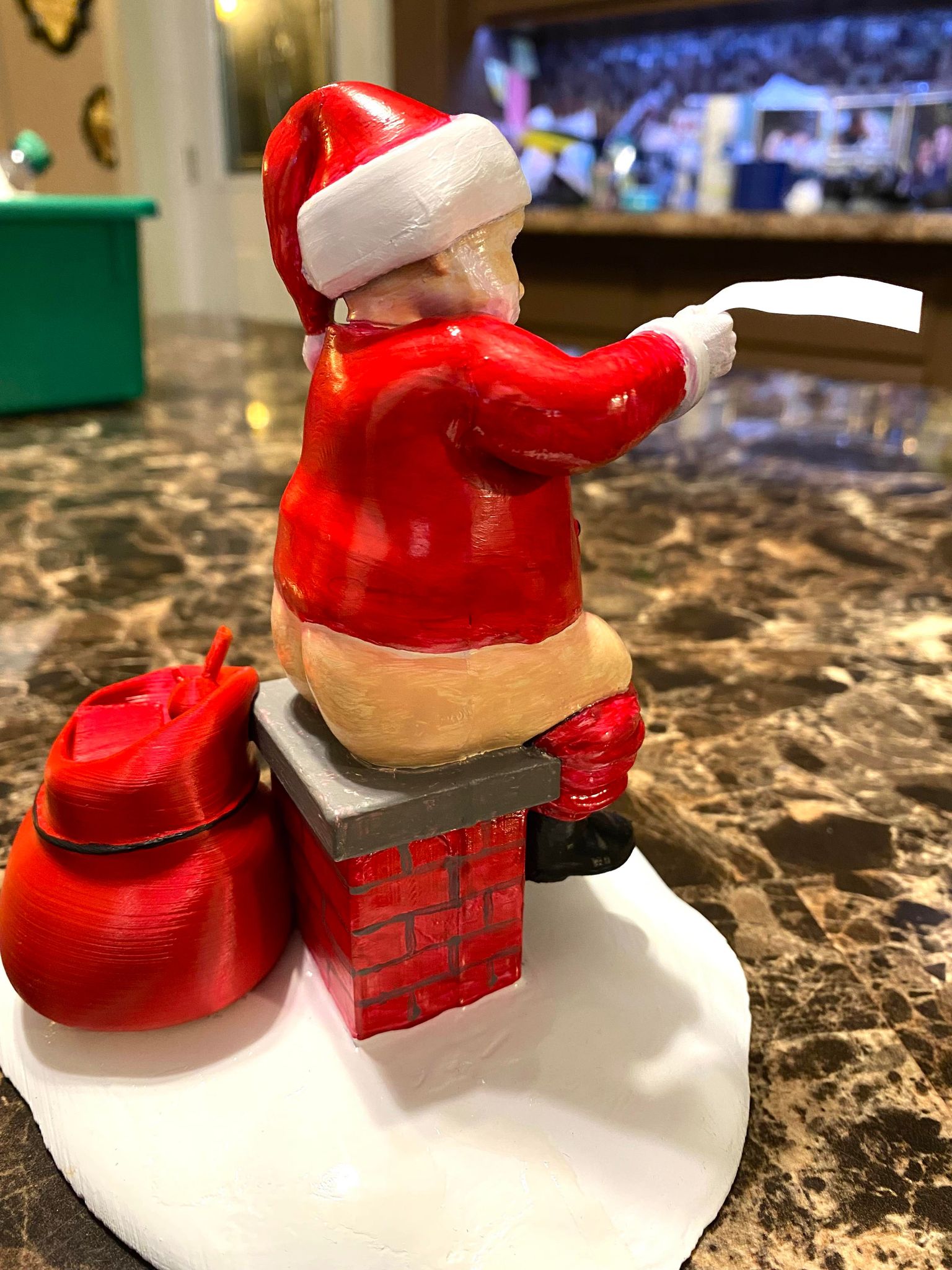 Santa Poopy 🎅 Pooping Santa・ 3D File for ・Cults