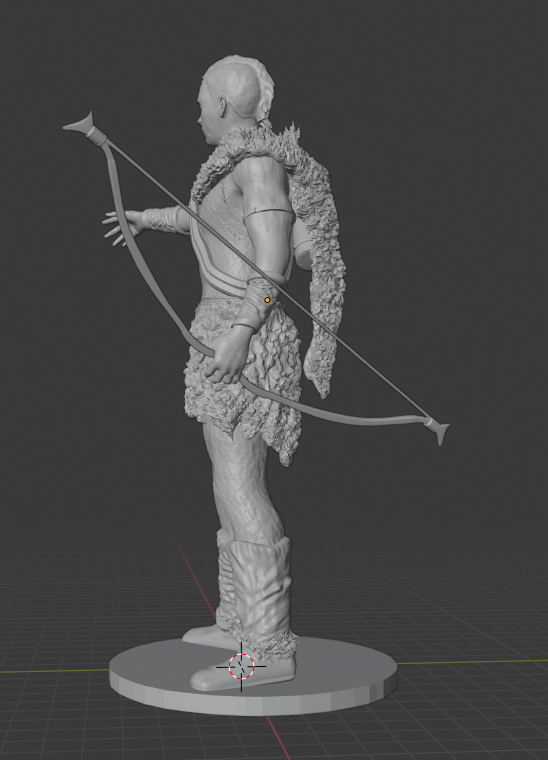🎨 Atreus God of War Concept Art・ STL File for ・Cults