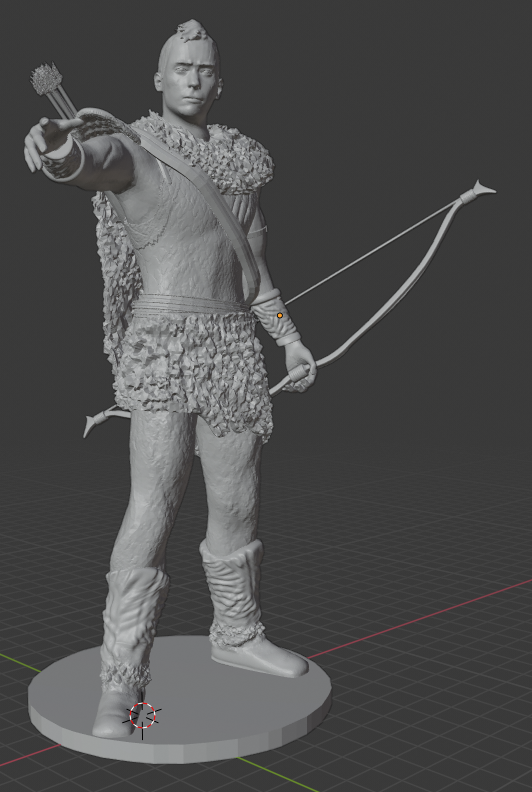 🎨 Atreus God of War Concept Art・ STL File for ・Cults