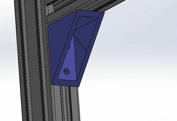 Produktbild von 10× L-Winkelverbinder Für Aluprofil 2020 – Innenliegend, Schwarz, M5, Für 3D-Drucker & CNC