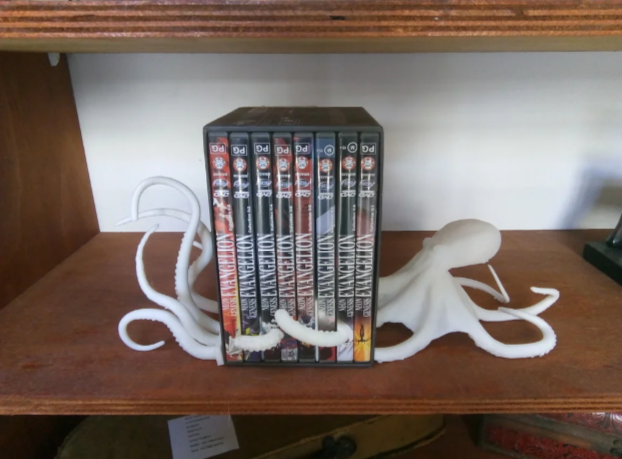 🐙 Octopus book end・Free 3D File for ・Cults