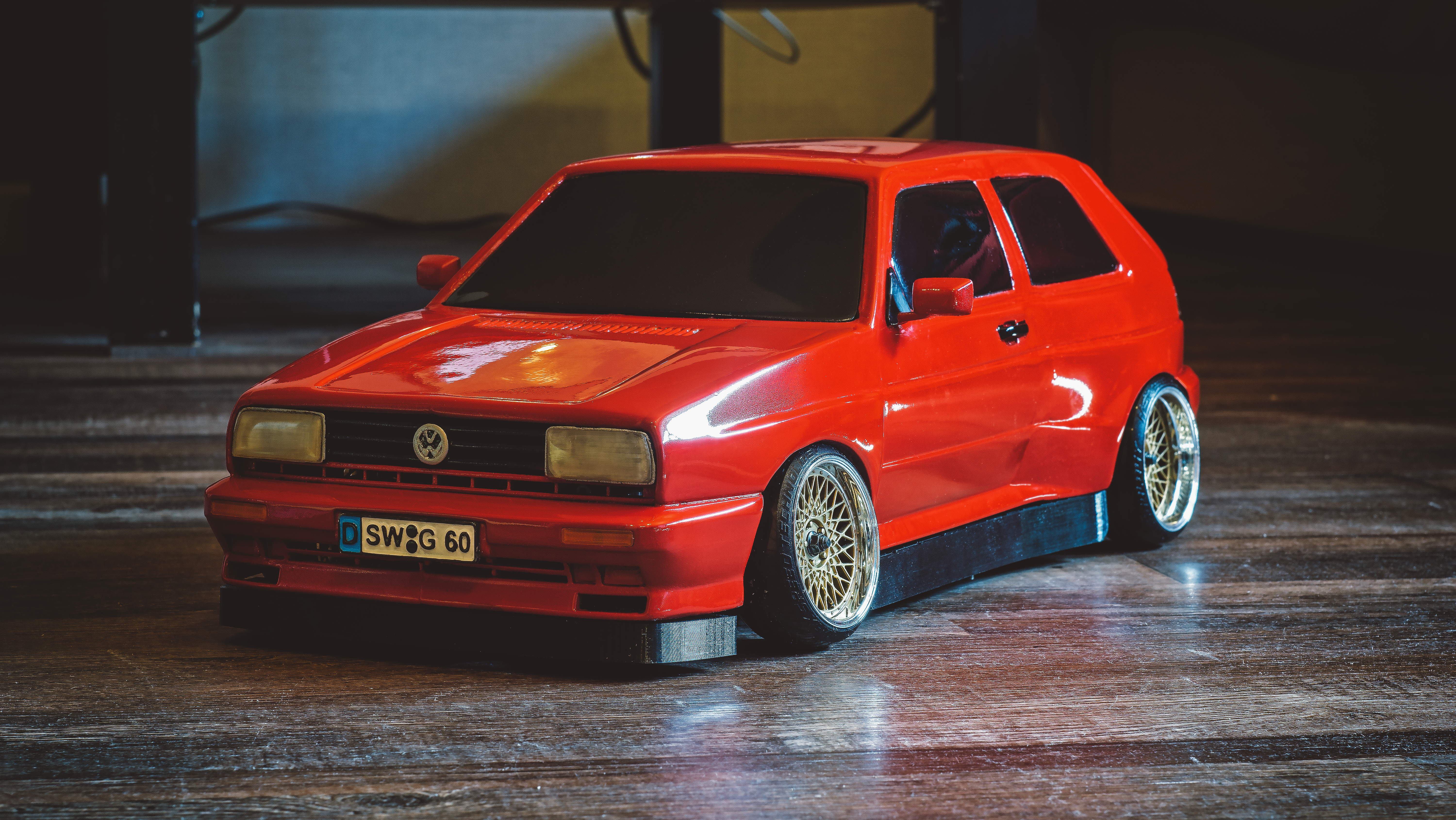 🚗 Volkswagen Golf Mk2 rallye Body For Print・3D Print with the