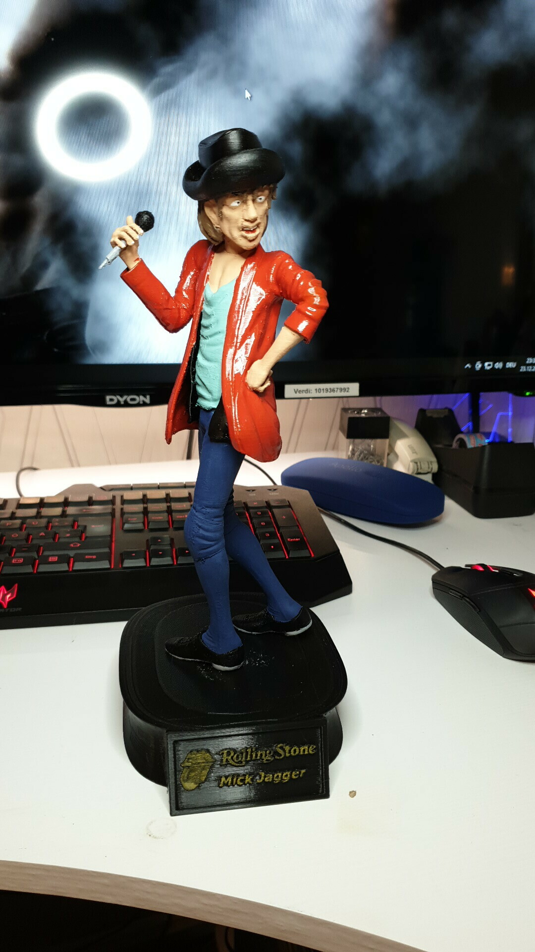3D printed Mick Jagger , 3d printable Obj and stl file・Cults