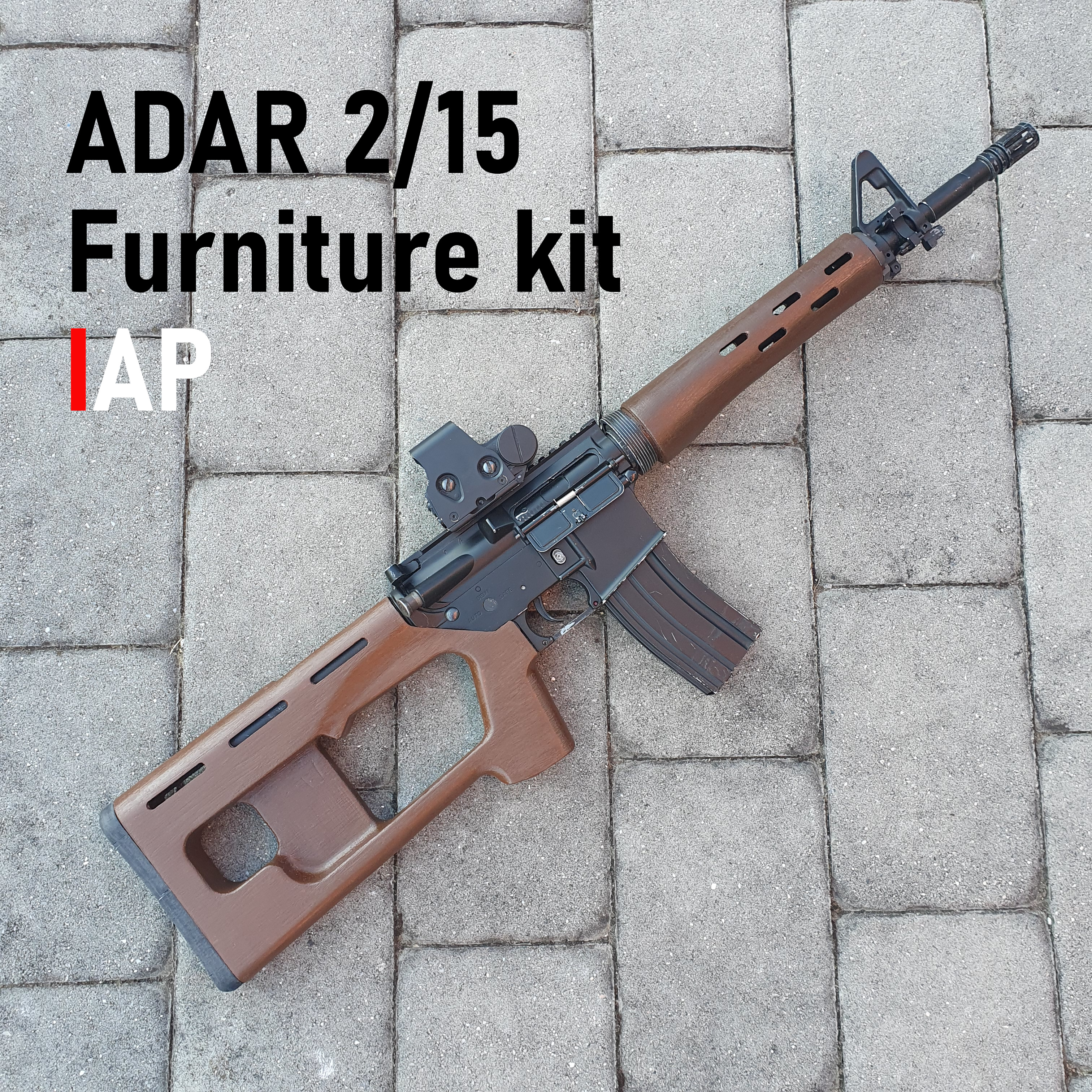 🔫 Airsoft ADAR 2/15 Furniture - AEG・ STL File for 3D printing・Cults