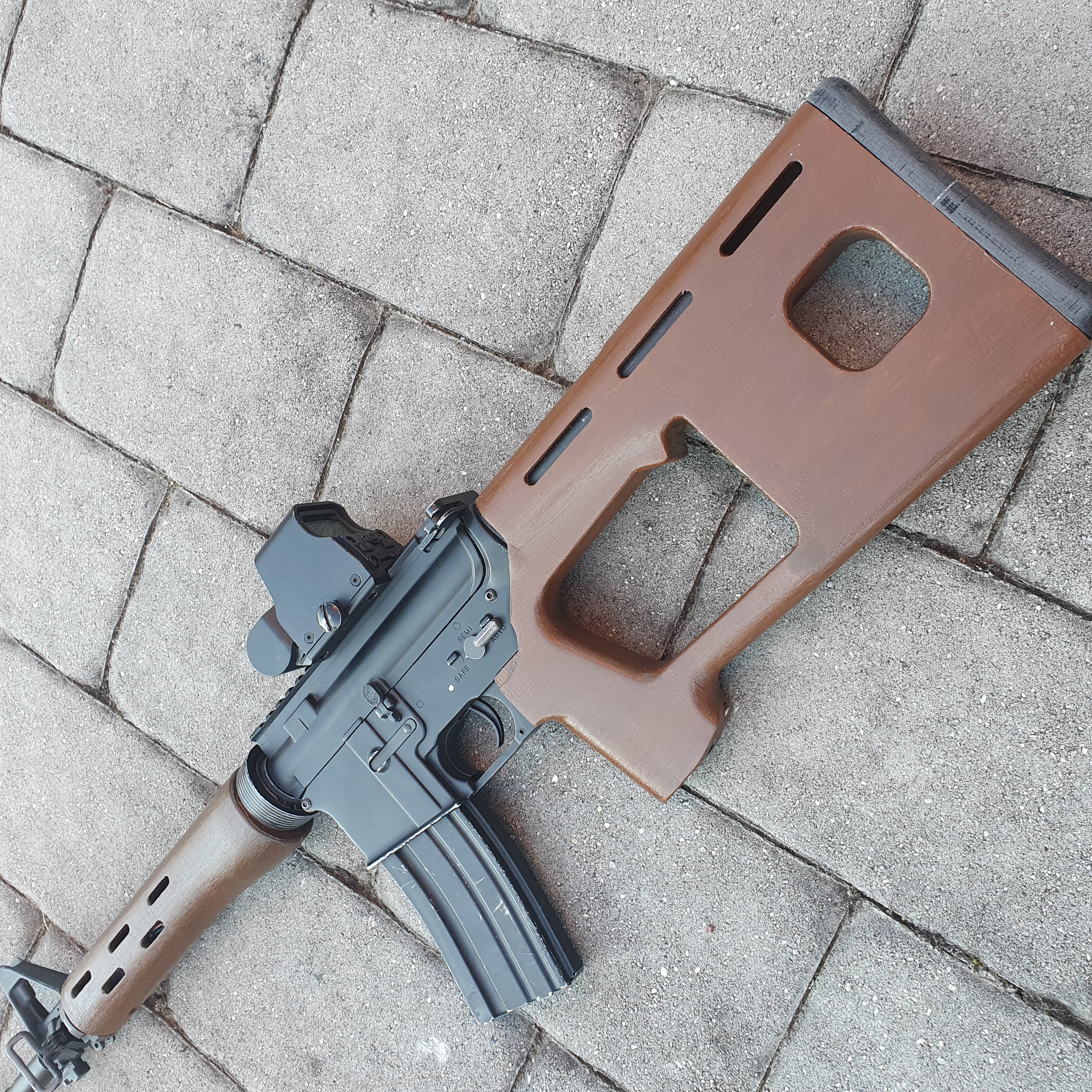 🔫 Airsoft ADAR 2/15 Furniture - AEG・ STL File for 3D printing・Cults